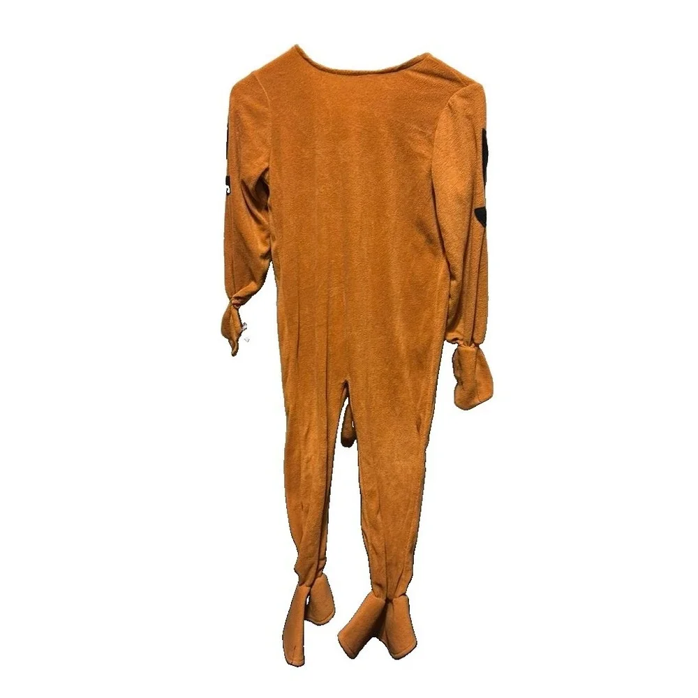 Scoobie Doo Vintage Brown Dog Costume Jumpsuit with Paw and Ear Details -Toddler